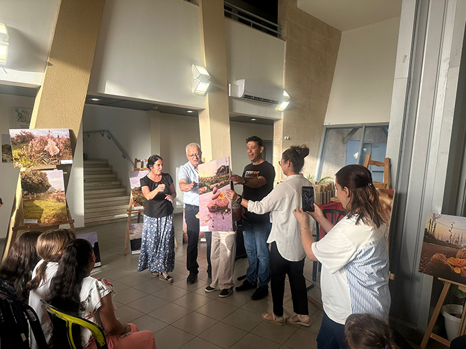 حفل توزيع الجوائز على المشاركين بمسابقة التصوير في وادي قانا